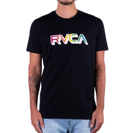 Camiseta Rvca Big Gradiant Preto