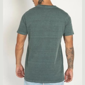 Camiseta Rvca Big Rva Stone Verde
