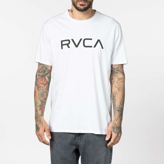 Camiseta Rvca Big Rvca Branca