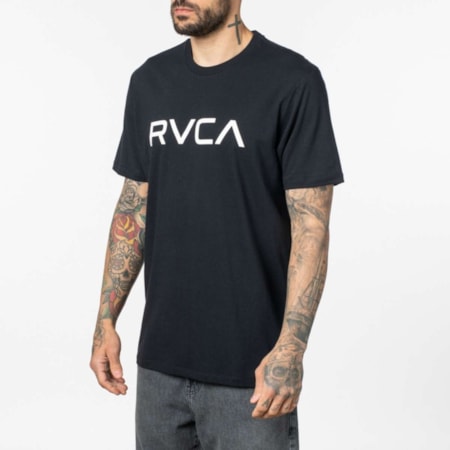 Camiseta Rvca Big Rvca Preta