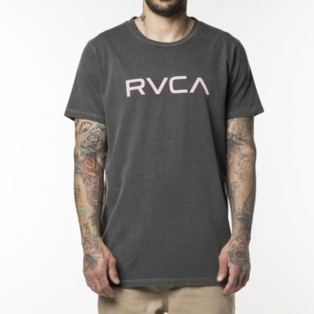 Camiseta Rvca Big Stone Preto