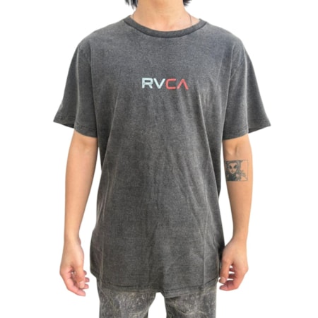 Camiseta Rvca Bonded SS Preto