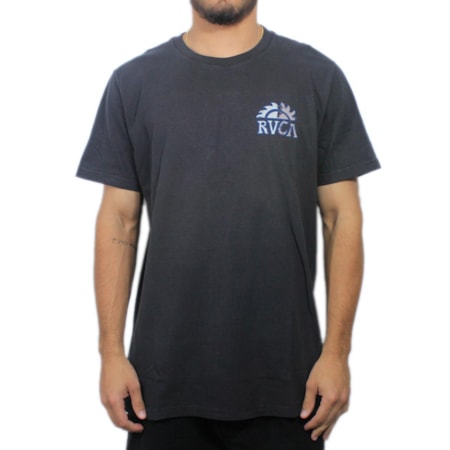 Camiseta Rvca Celeste Preto