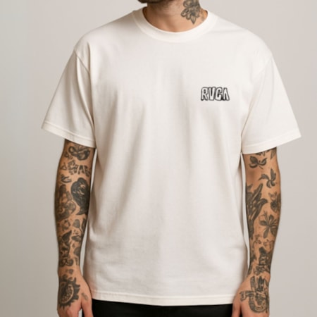 Camiseta Rvca Deth Valley Branco