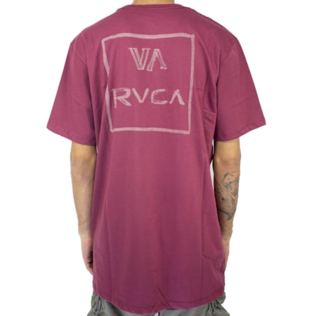 Camiseta Rvca Dry Brush Vermelho