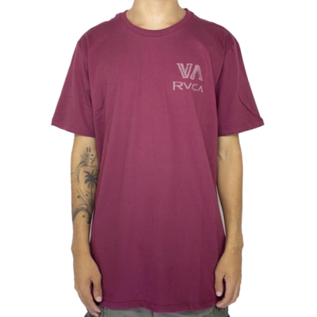 Camiseta Rvca Dry Brush Vermelho