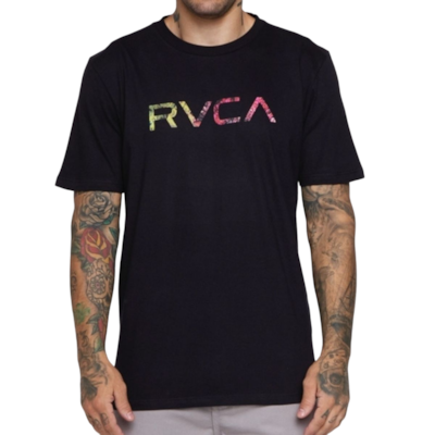 Camiseta Rvca Floral Frame Preto 