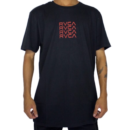 Camiseta Rvca Frame Out Preto