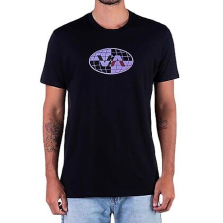 Camiseta Rvca Global Inc Preto