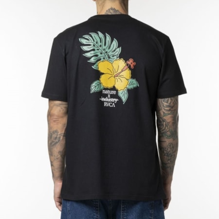 Camiseta Rvca Growth Preto