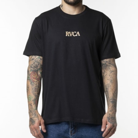 Camiseta Rvca Growth Preto