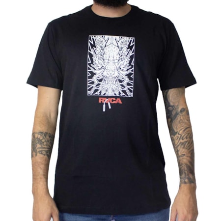 Camiseta Rvca Gueixa Oito ou 80 Preta