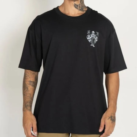 Camiseta Rvca Invisible Men Preto