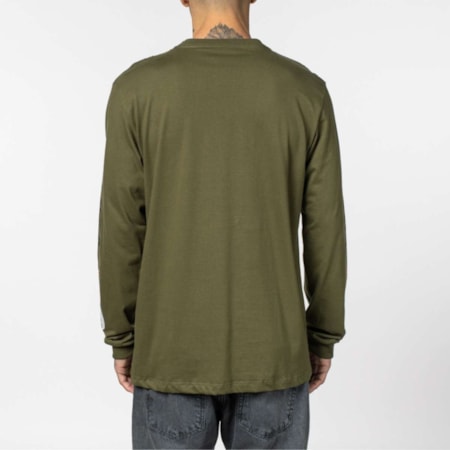 Camiseta Rvca Manga Longa Anp Verde