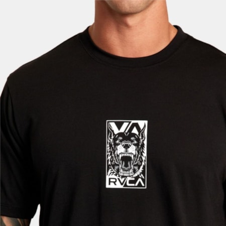 Camiseta Rvca Martin Ander Sport Preto