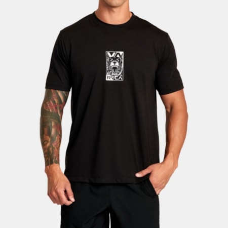 Camiseta Rvca Martin Ander Sport Preto