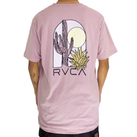 Camiseta Rvca Mojave Rosa Claro