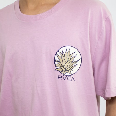 Camiseta Rvca Mojave Rosa Claro