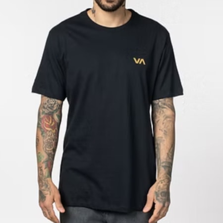 Camiseta Rvca Pack 2 Unidades Preto Branco