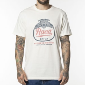 Camiseta Rvca Pantero Off White