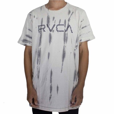Camiseta Rvca Radar Off White Stone