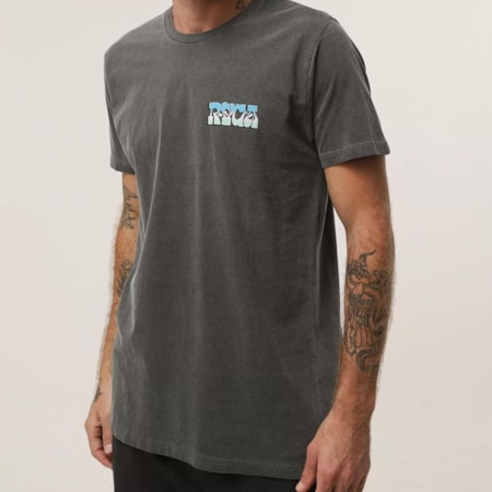 Camiseta Rvca Resort Technica Cinza