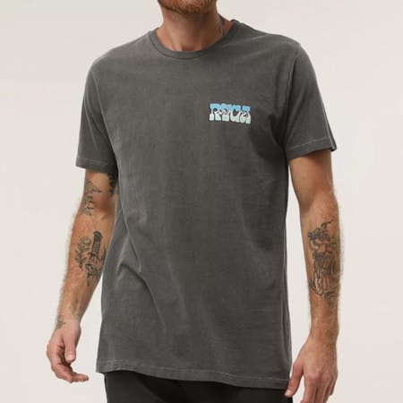 Camiseta Rvca Resort Technica Cinza