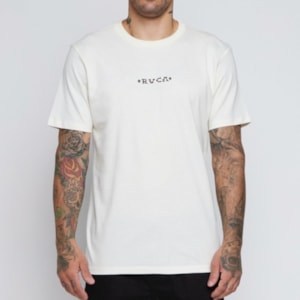 Camiseta Rvca Saber Snake Off White