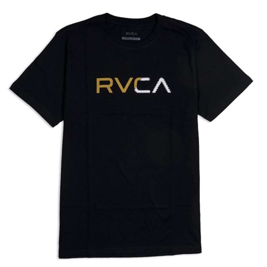 Camiseta Rvca Scanner Preto Bege