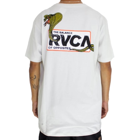 Camiseta Rvca Snake Eyes Off White