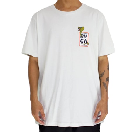 Camiseta Rvca Snake Eyes Off White