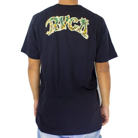 Camiseta Rvca Tropical Preto