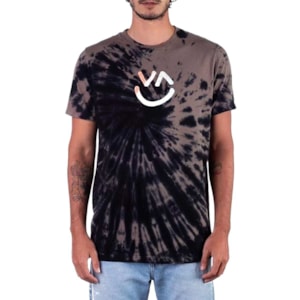 Camiseta Rvca Va Smile Preto