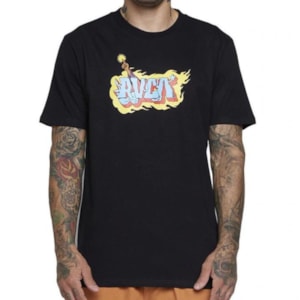 Camiseta Rvca Wizardry Preto