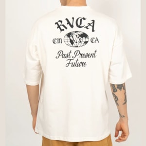 Camiseta Rvca World Wide Off White