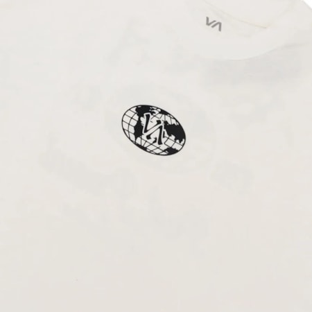 Camiseta Rvca World Wide Off White