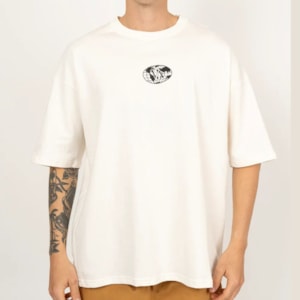 Camiseta Rvca World Wide Off White