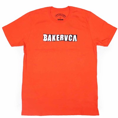 Camiseta Rvca X Baker Ransom Laranja