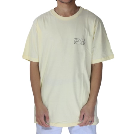 Camiseta Rvca X Etam Amarelo Claro