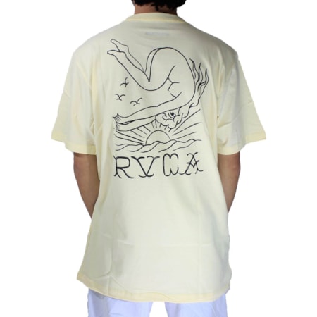 Camiseta Rvca X Etam Amarelo Claro