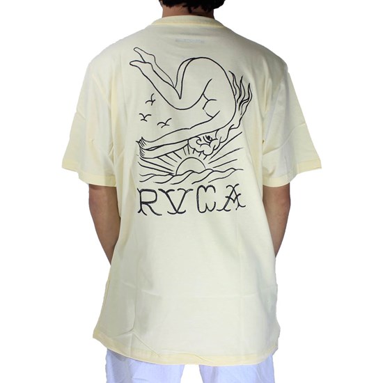 Camiseta Rvca X Etam Amarelo Claro