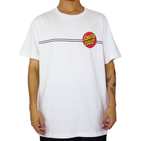 Camiseta Santa Cruz Classic Dot Branco