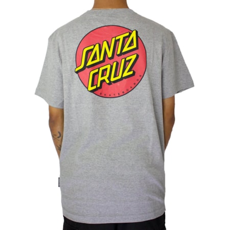 Camiseta Santa Cruz Classic Dot Cinza