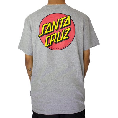 Camiseta Santa Cruz Classic Dot Cinza