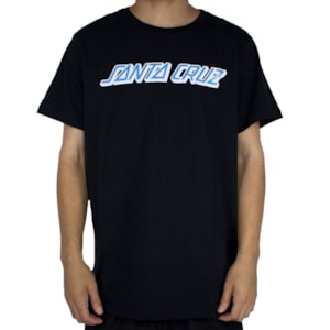 Camiseta Santa Cruz Classic Strip Preto