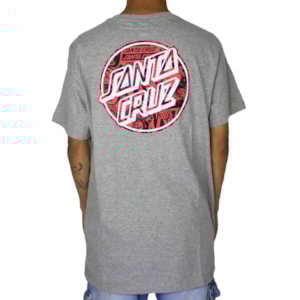 Camiseta Santa Cruz Handbill Dot Cinza