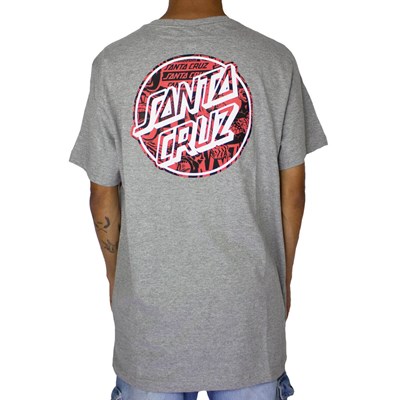 Camiseta Santa Cruz Handbill Dot Cinza