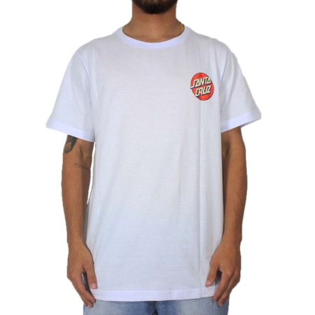 Camiseta Santa Cruz Wash Dot Branco