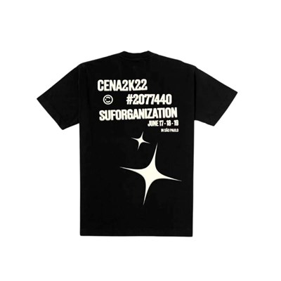 Camiseta Sufgang x Cena Tee Code440 Black
