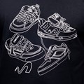 Camiseta Tesla Skate Manga Longa Shoes Preta